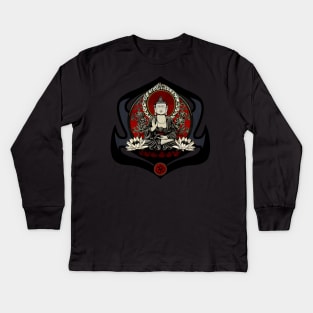 Gautama Buddha Kids Long Sleeve T-Shirt